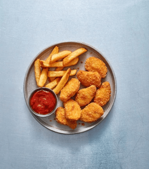 Vegan   Chicken Nuggets 8 stück  ohne pommes 