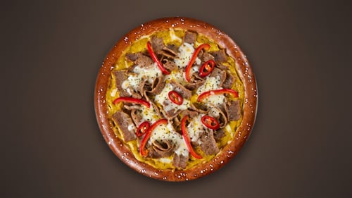 Brezel Pizza Döner Spezial (Kalb) 26cm