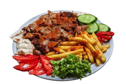 Döner-Teller mit Salat und Beilage 