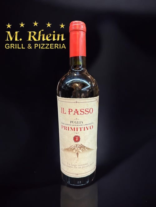 495.Il Passo Primitivo Puglia Rotwein halbtrocken