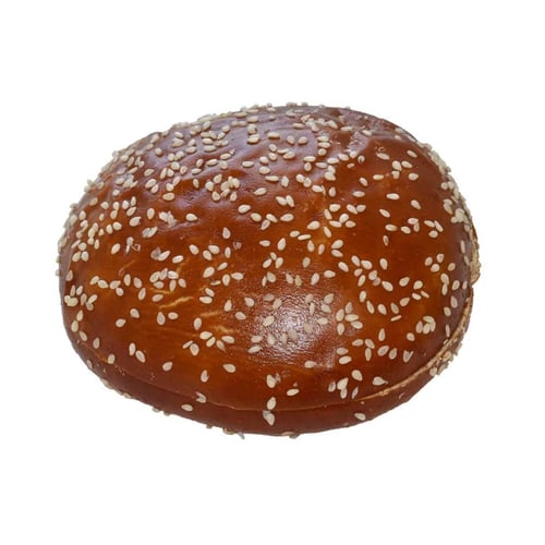 Brezel-Brioche Burger mit Sesam