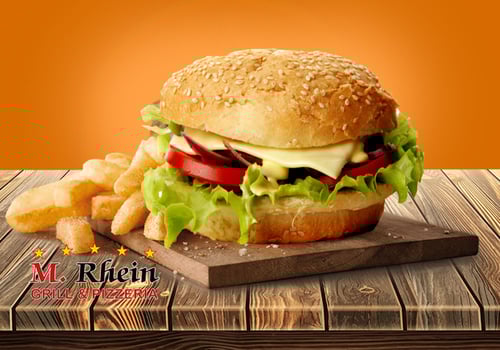 Mediterranen Veggie Burger