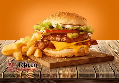 XL  Handmade Style Burger Doppel BEEF 