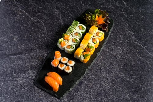 Lachs Menü
