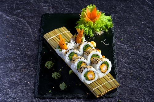 Inside Out Roll Ebi Tempura, 8 Stück