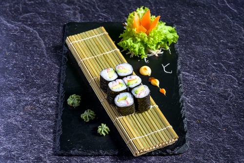 Ebi Avocado Maki, 6 Stück