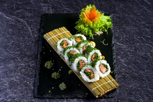 Inside Out Roll Sake Rucola, 8 Stück