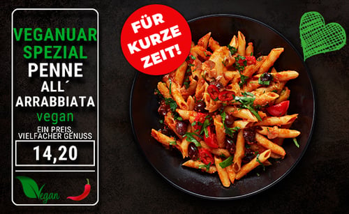 Penne All' Arrabbiata VEGAN