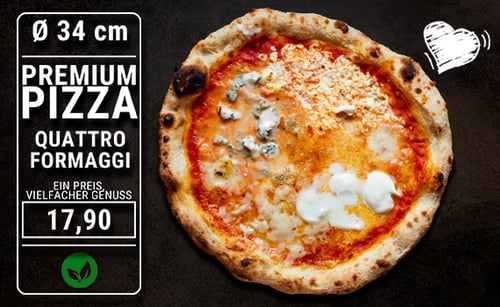 Pizza Quattro Formaggi Ø 34cm