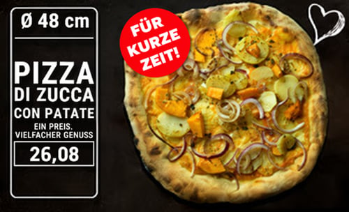 Pizza di Zucca con Patate Ø 48cm