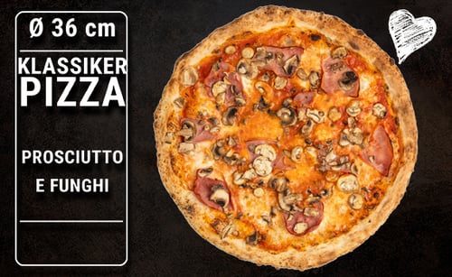 Pizza  Prosciutto E Funghi, Ø 36cm