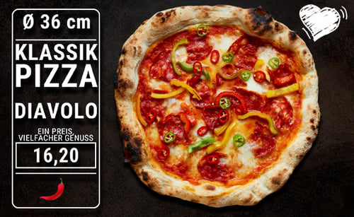 Pizza Diavolo Ø 36cm