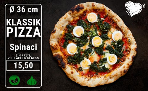 Pizza Spinaci Ø 36cm