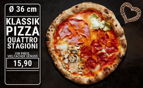 Pizza Quattro Stagioni Ø 36cm
