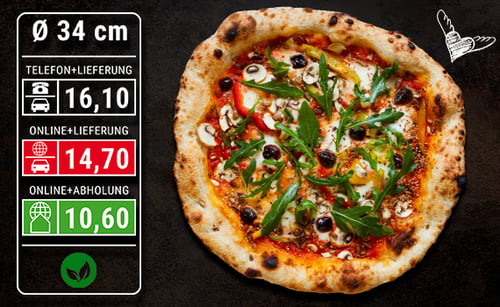 Pizza Vegetariana Ø 34cm