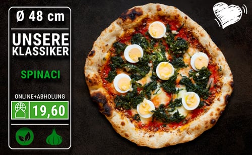 Pizza Spinaci Ø 48cm