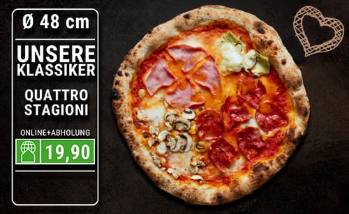 Pizza Quattro Stagioni Ø 48cm