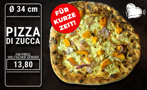 Pizza di Zucca con Cipolle  Ø 34cm