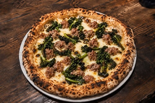 Pizza Salsiccia & Friarielli 26 cm kinder