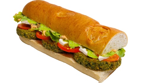 129 Croque Green Oat Burger Mini