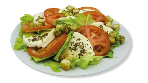 Tomate-Mozzarella-Salat