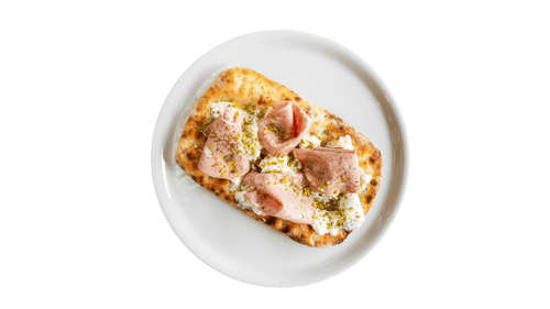 Pinsa Mortadella e Bufala