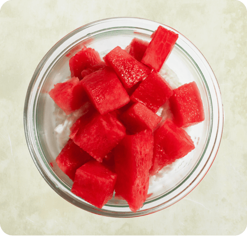 Coconut Rice Watermelon