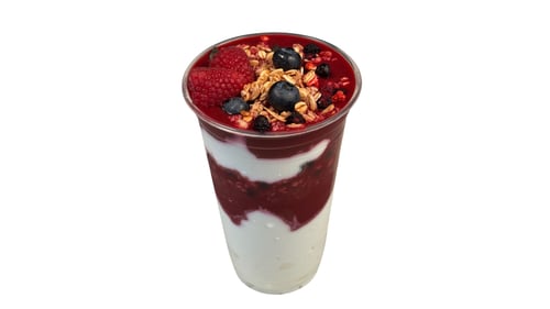 Skyr mit Granola (Himbeer)