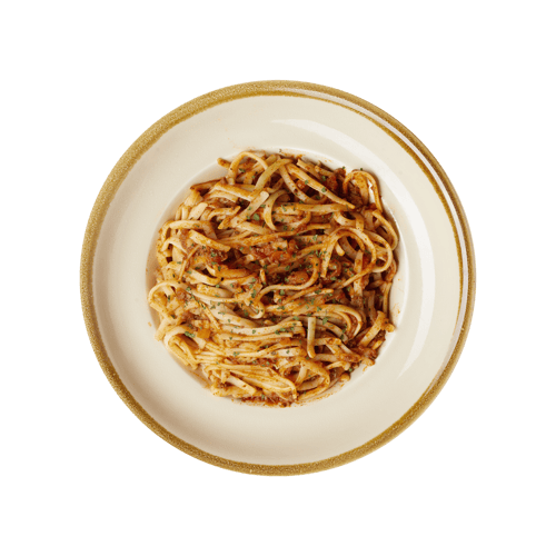 Linguine mit Sauce Bolognese