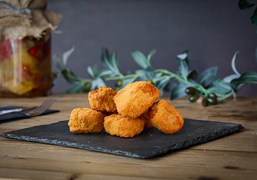 Chicken Nuggets (6 Stück) mit Jalapeno-Käse-Sauce