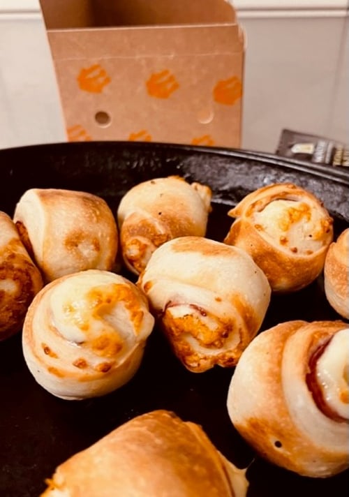 Pizzabrötchen mit Vorderschinken (8Stück)