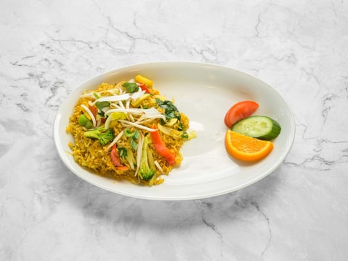 Gebratener Reis Curry mit