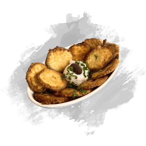 Gebratene Zucchinischeiben 