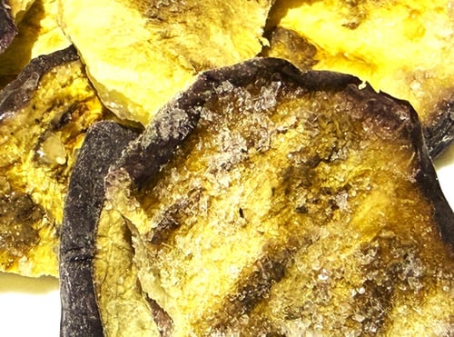 grillierte Auberginen