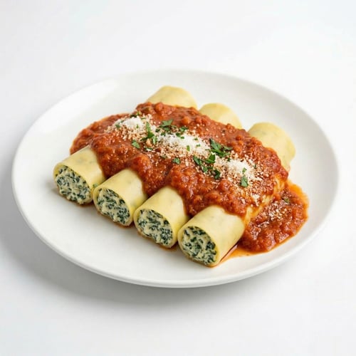 Tortelloni mit Fleischfüllung und Aurora-Sauce