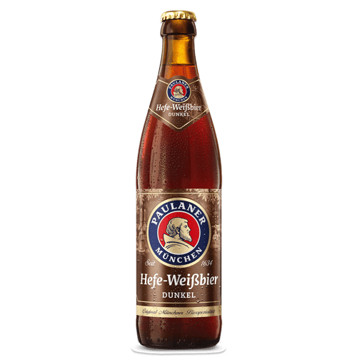 Paulaner Hefe-Weißbier dunkel, 5,3% Alkohol, 0,5l