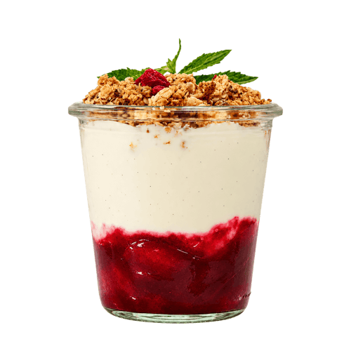 Granola Cup Winter-Pflaume