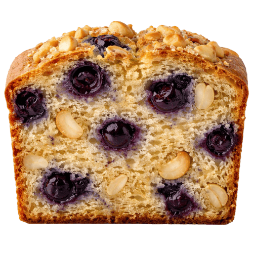 Bananenbrot Blaubeere-Cashew