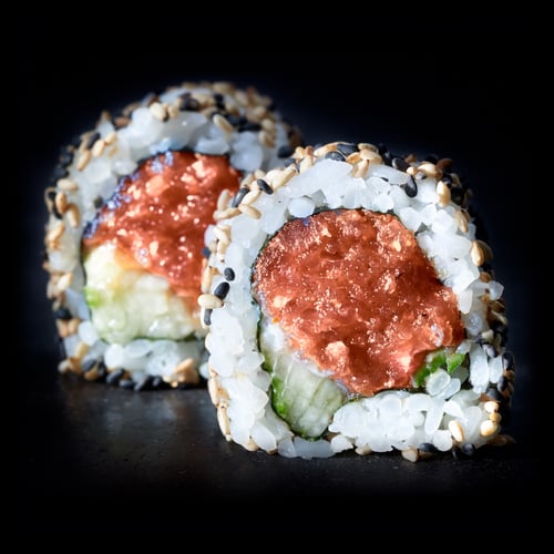 SPICY LACHS ROLL - 8pc. -