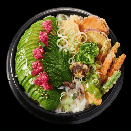  VEGGIE TEMPURA  BOWL