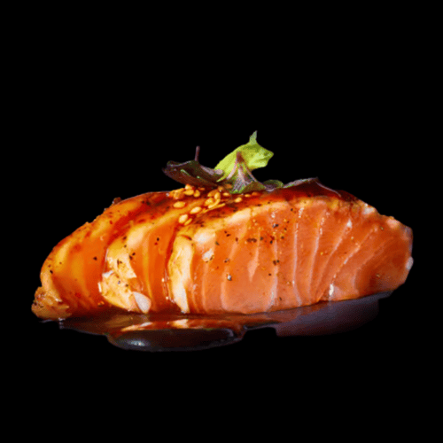 LACHS TERIYAKI SASHIMI - 6pc. -