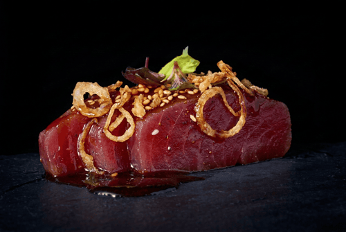 BBQ TUNA SASHIMI - 6pc. -