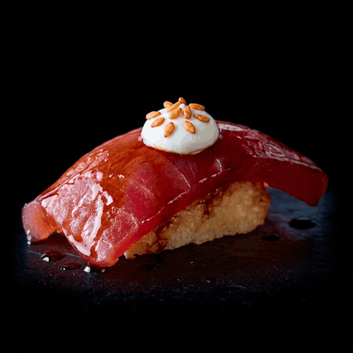 CRISPY RICE TUNA TERIYAKI