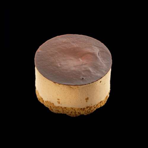 LEBKUCHEN-MOUSSEE MIT ORANGEN-CONFIT