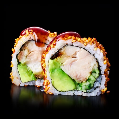 SPICY CHICKEN TERIYAKI ROLL - 5PC. - 