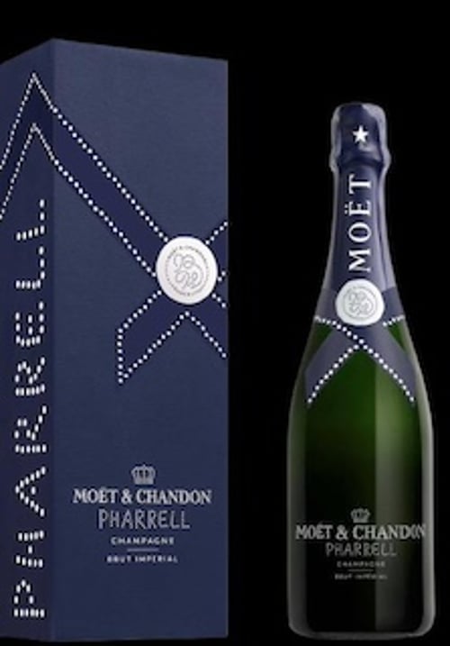 MOËT & CHANDON X PHARRELL WILLIAMS - Brut Impérial 0,75l - BLAU - Limited Edition