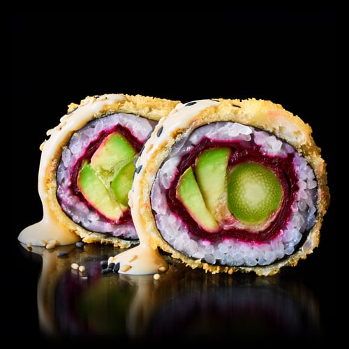 CRISPY VEGGIE TEMPURA ROLL  - 8pc. -