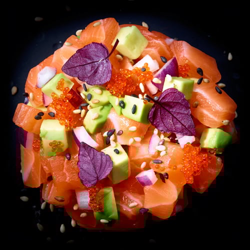 SPICY LACHS TATAR