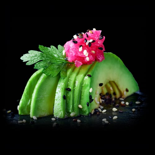 SASHIMI AVOCADO CEVICHE STYLE