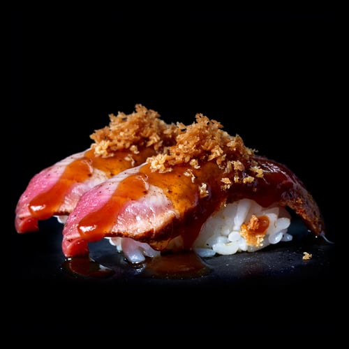 BEEF NIGIRI CRISPY - 2pc. -
